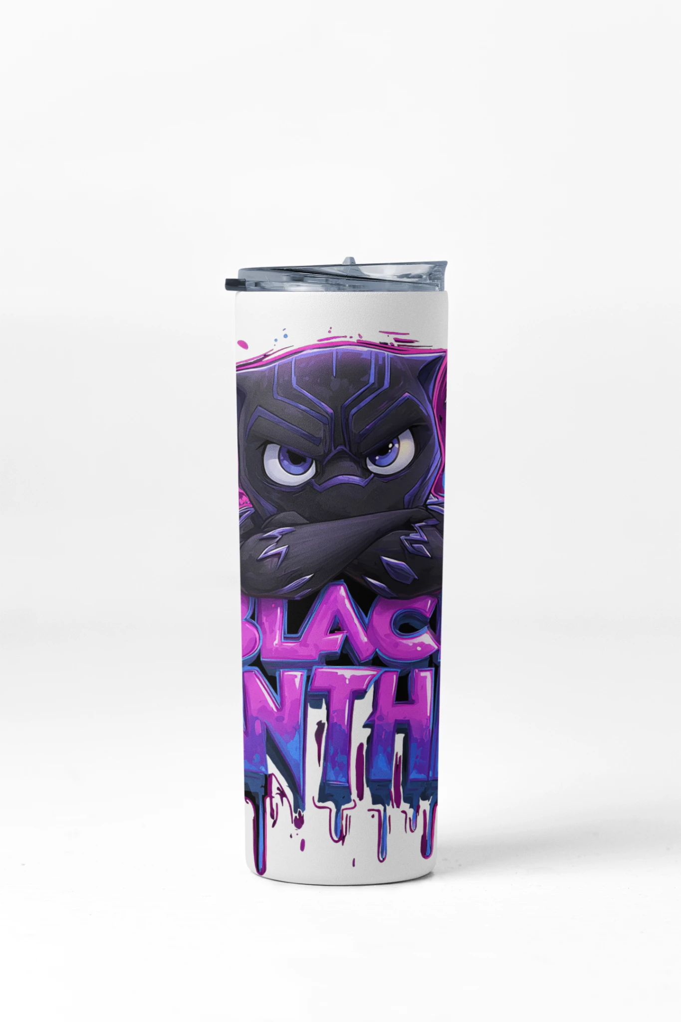 Neon Panther Graffiti