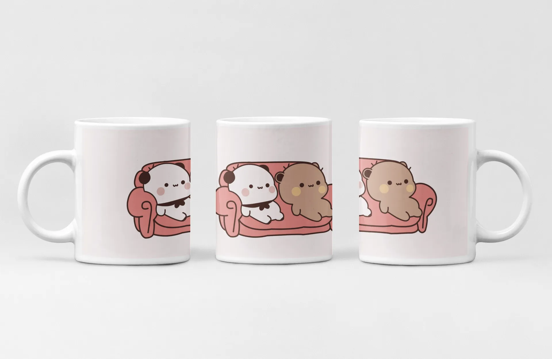 Cute Best Friends on Couch