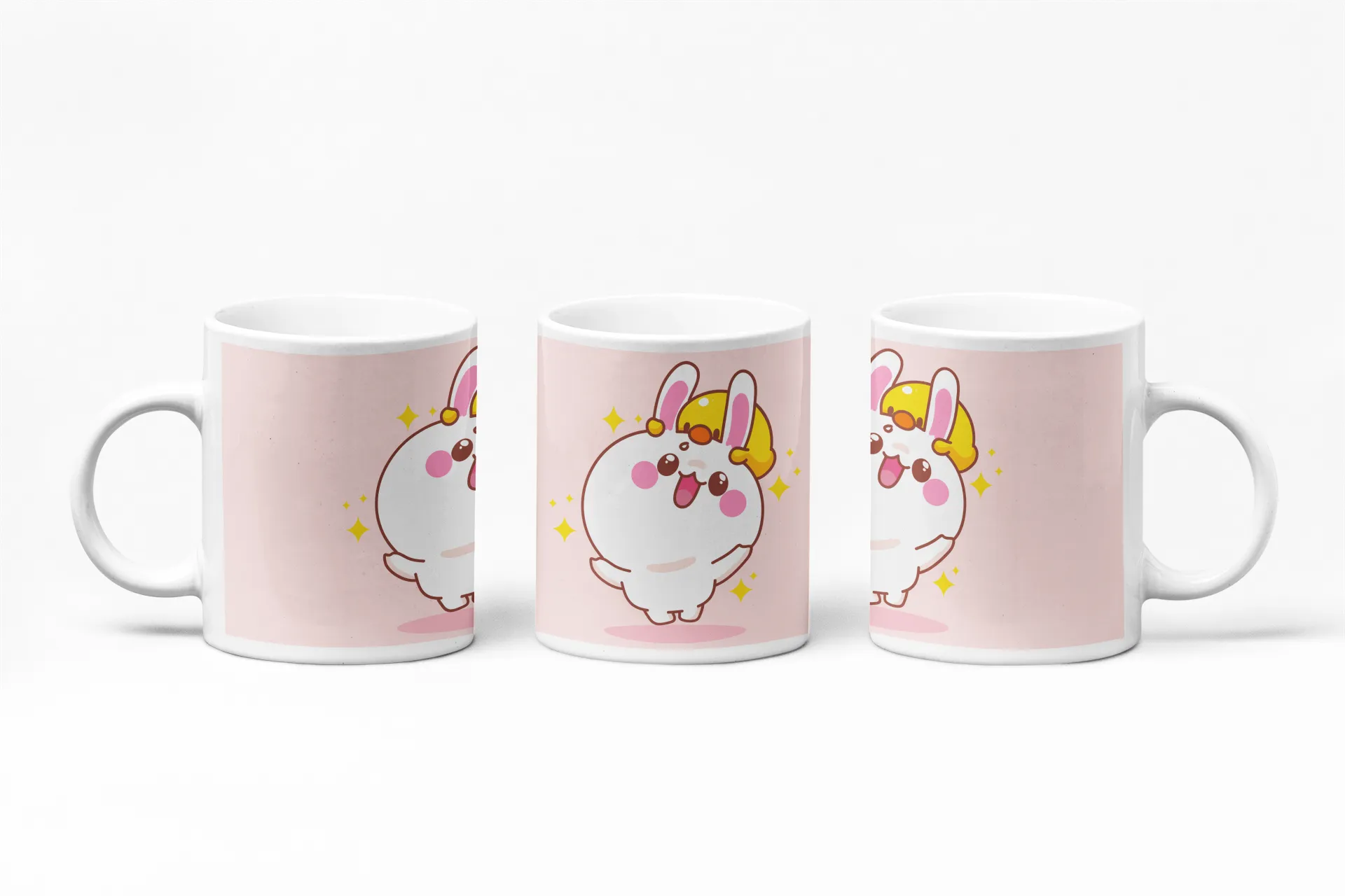 Cute Bunny with Helmet